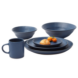 Marcus Matte Navy Dinnerware (Pack of 4)