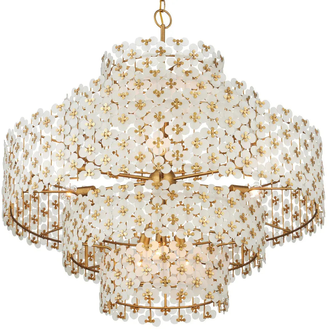 Spring Flower Chandelier