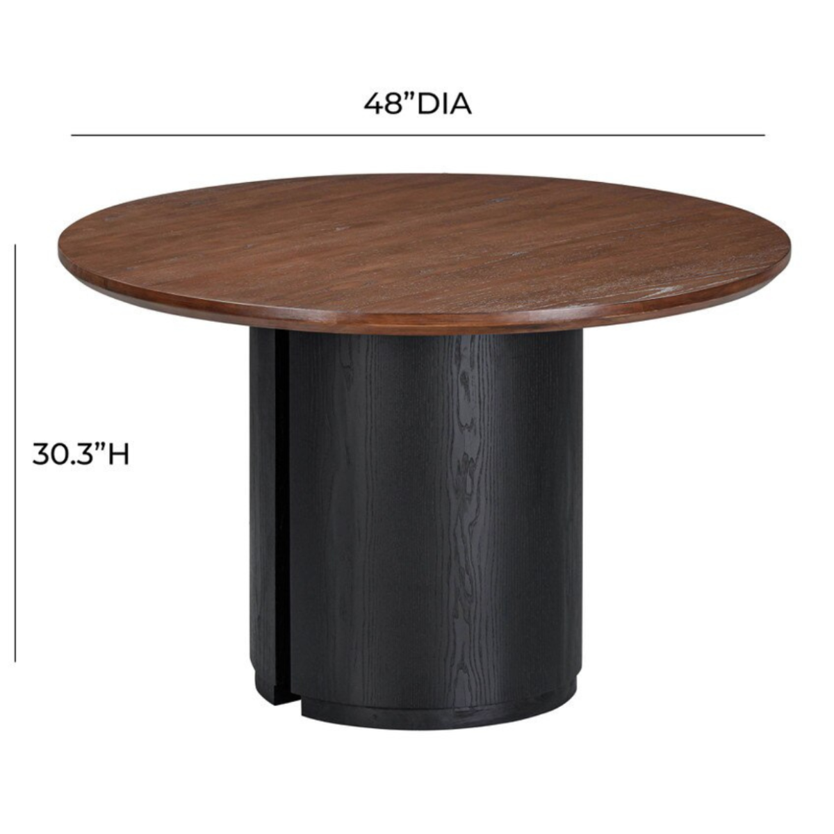 Terra Wood Round Dining Table