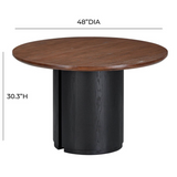 Terra Wood Round Dining Table