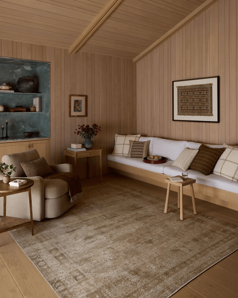 Cambria Natural/Jade Rug