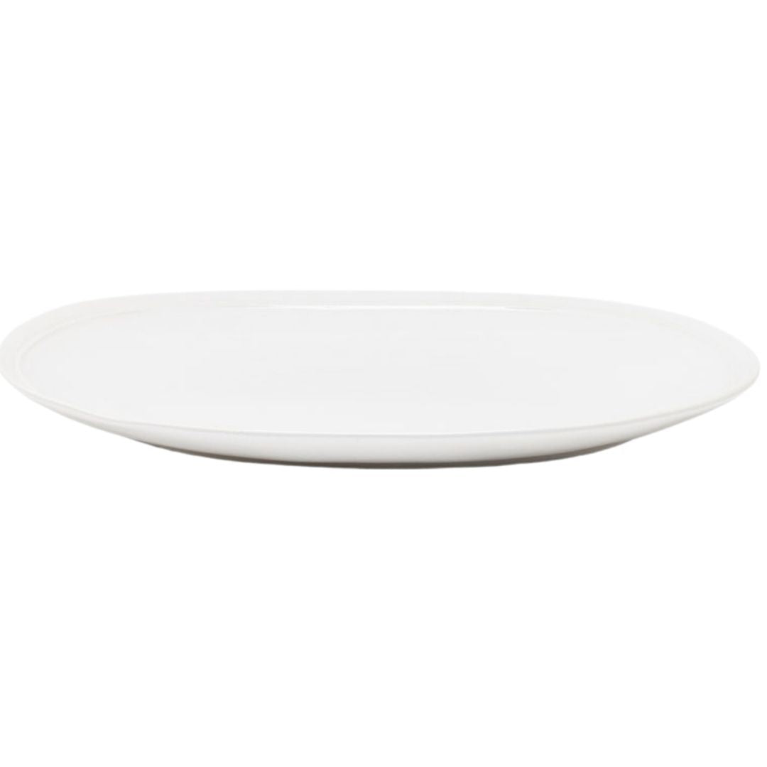 Ariana White Oval Serving Platter (Set of 2)
