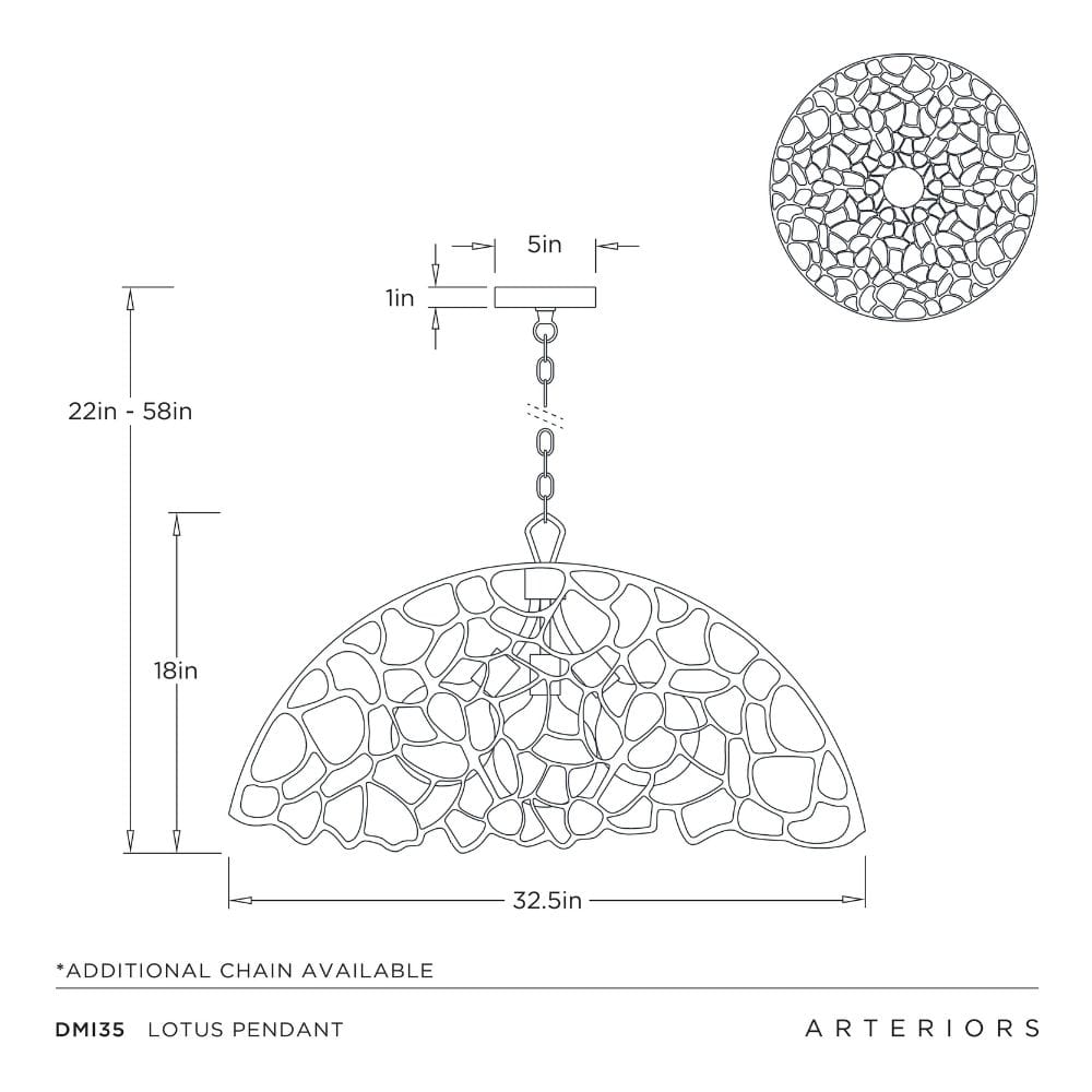 Lotus Pendant Pendants DMI35