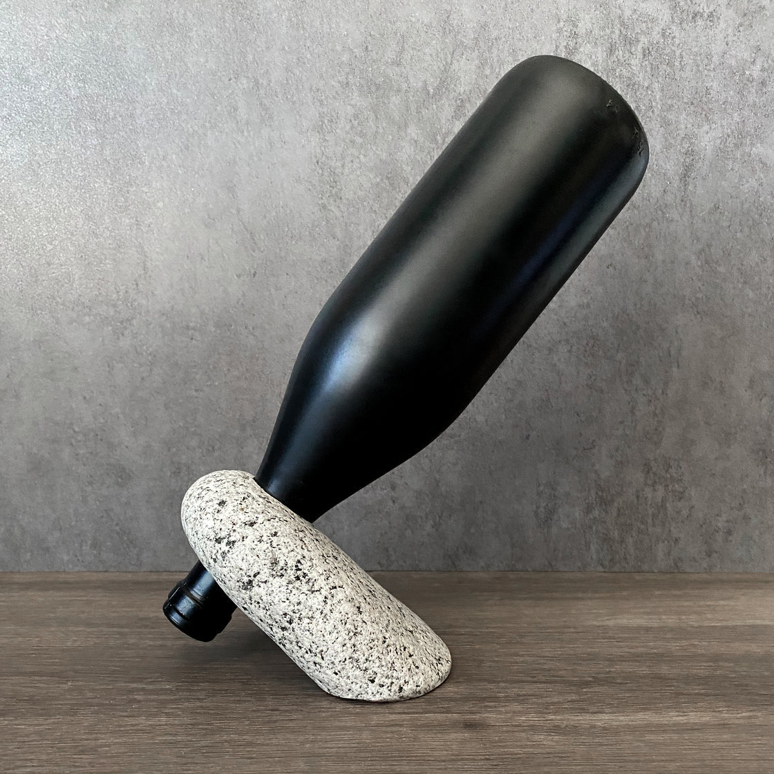 Funky Rock Stone Wine Bottle Balancer