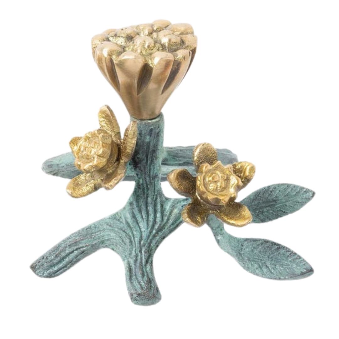 Bernadette Antique Gold/Patina Napkin Ring (Pack of 4)