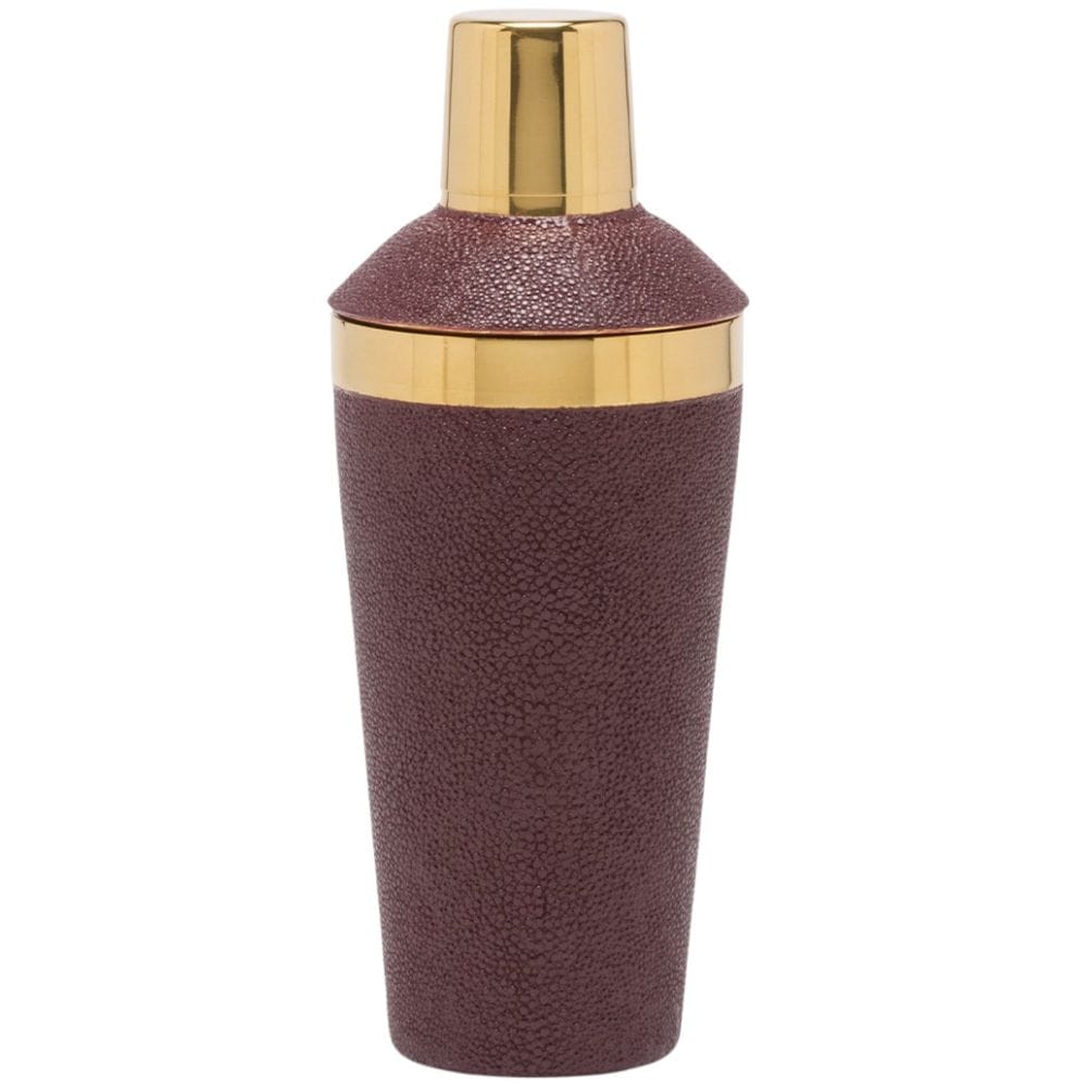 Langston Oxblood/Gold Bar Collection Ice Buckets + Bar Sets BP006449