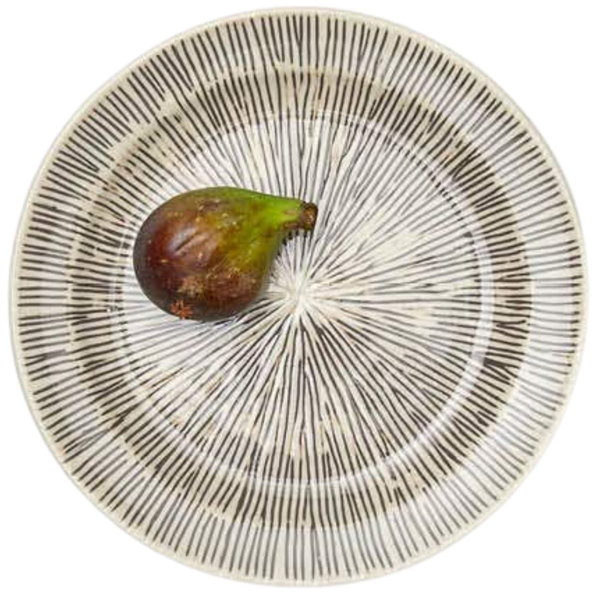 Nolan Black/Cream Dinnerware Collection (Pack of 4)