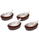 Tilda Pinch Bowl (Set of 4) Serving Platters + Bowls BP006500