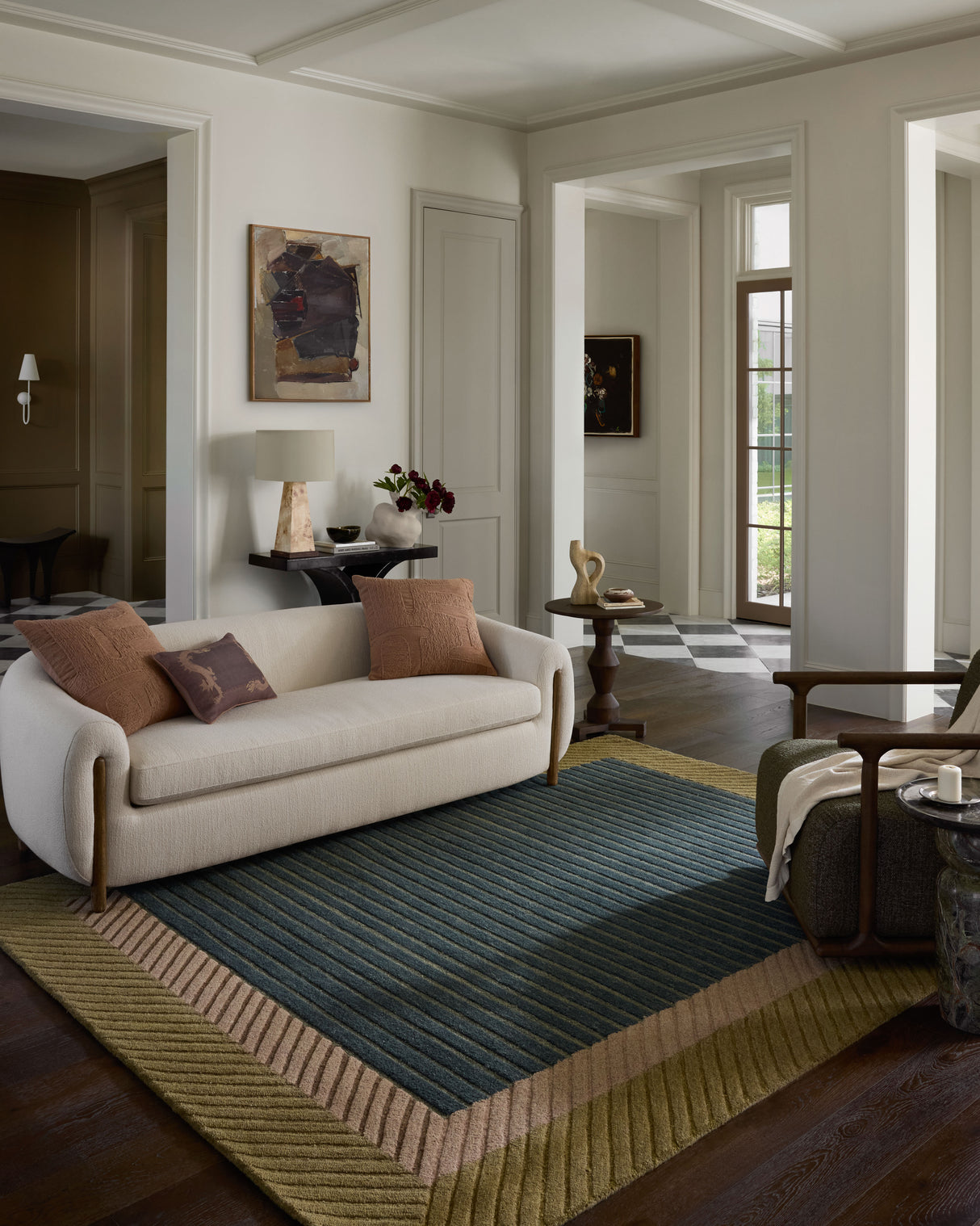 Madi Green/Multi Rug