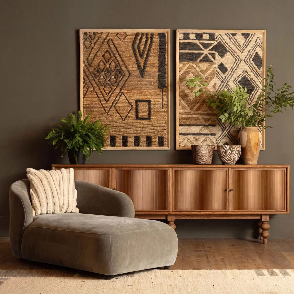Campbell Sideboard Sideboards DOV11728-BRWN