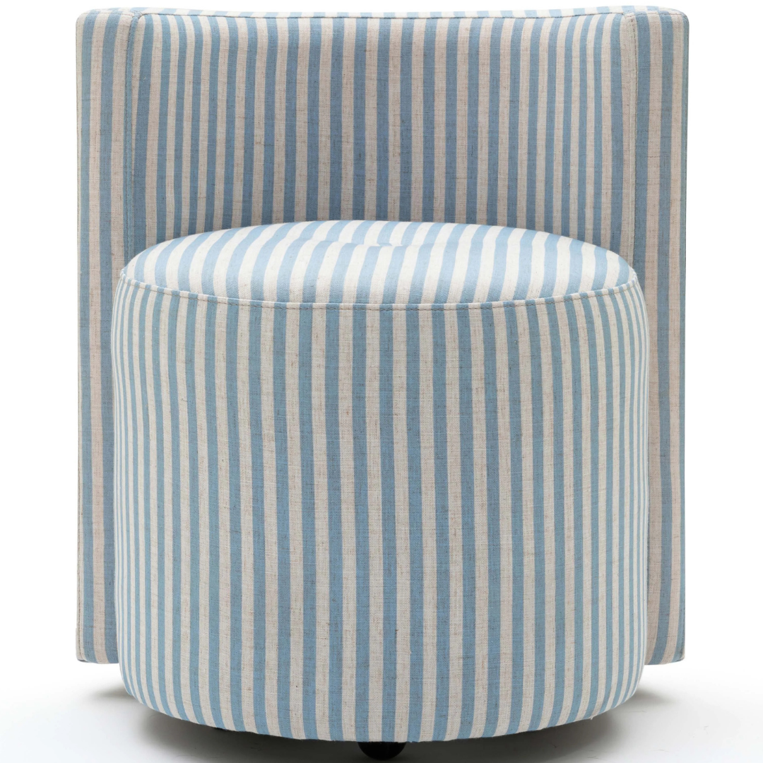 Melissa Striped Rolling Desk Chair