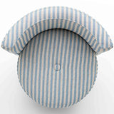 Melissa Striped Rolling Desk Chair