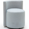Melissa Striped Rolling Desk Chair