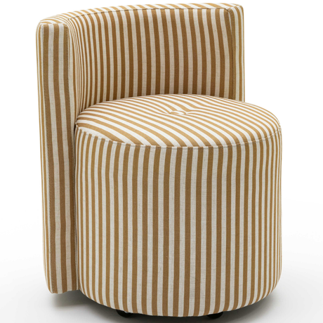 Melissa Striped Rolling Desk Chair