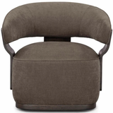 Ellery Linen Chenille Swivel Accent Chair