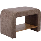Alvie Railroad Storage Side Table Ottomans + Stools