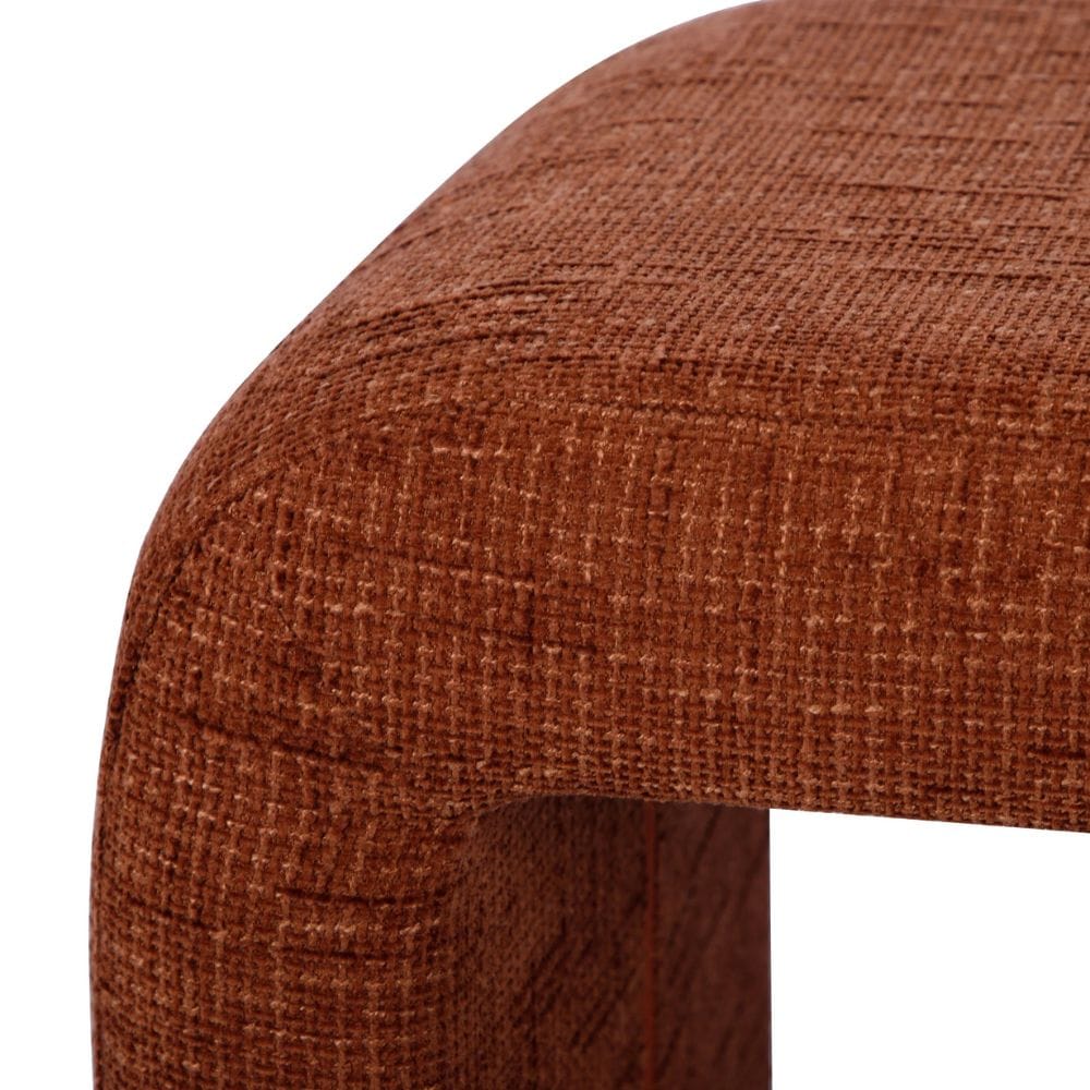Alvie Railroad Storage Side Table Ottomans + Stools
