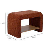 Alvie Railroad Storage Side Table Ottomans + Stools