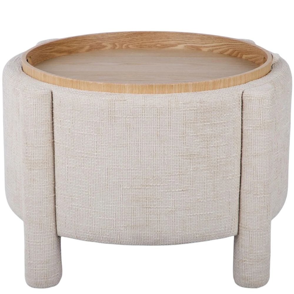 Bellamy Railroad Storage Stool Ottomans + Stools