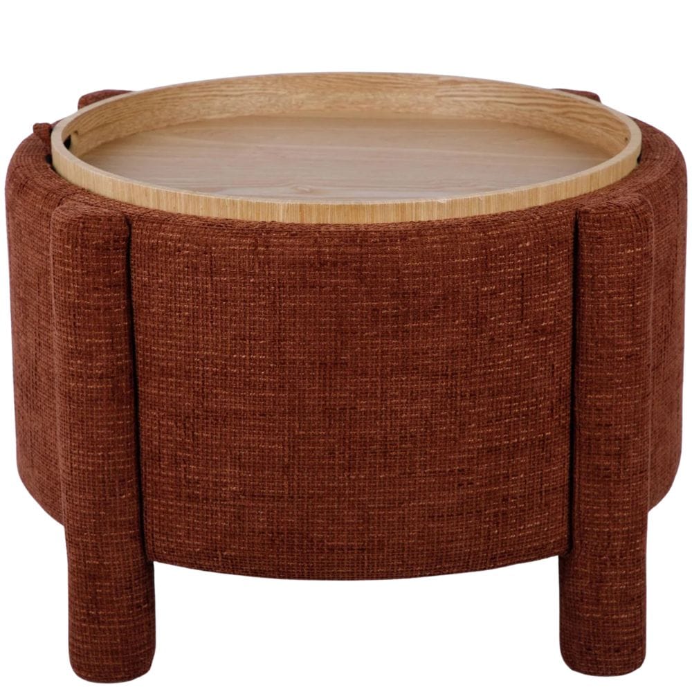 Bellamy Railroad Storage Stool Ottomans + Stools