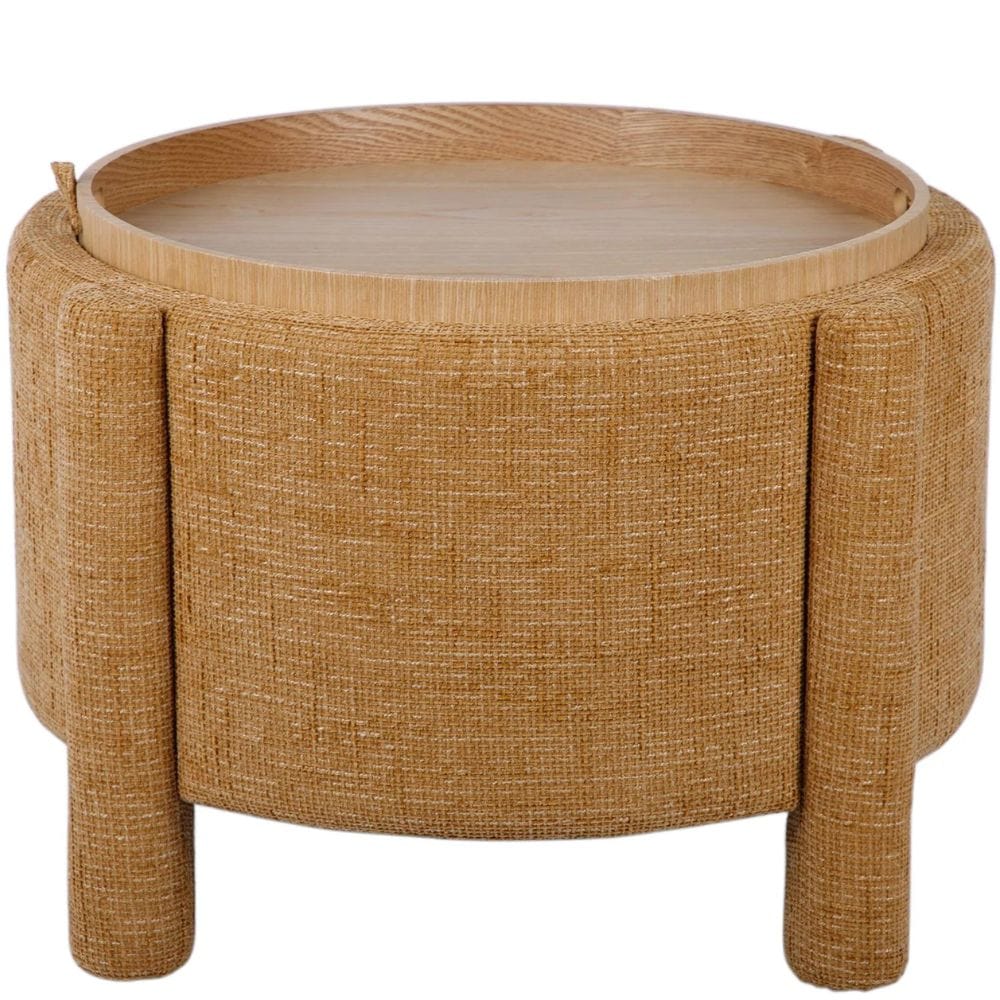 Bellamy Railroad Storage Stool Ottomans + Stools
