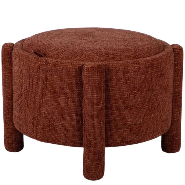 Bellamy Railroad Storage Stool Ottomans + Stools