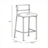 Malina Counter + Bar Stool Bar + Counter Stools