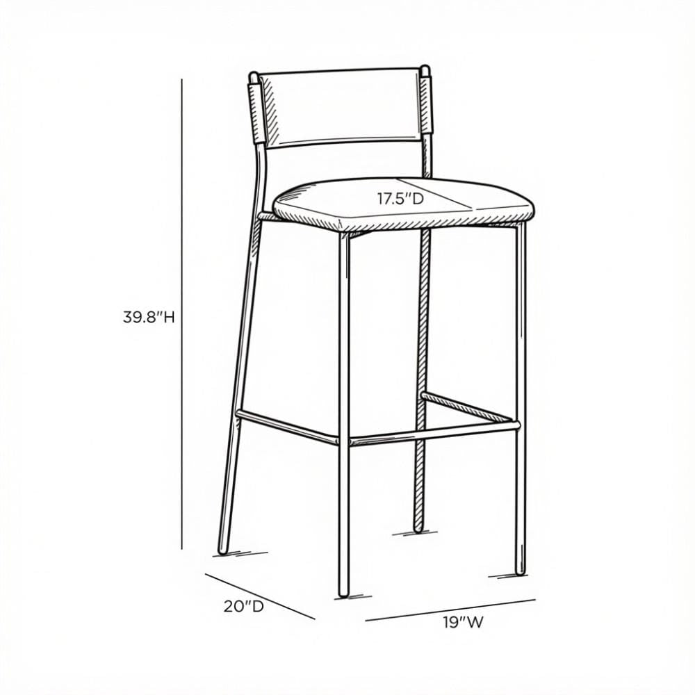 Malina Counter + Bar Stool Bar + Counter Stools