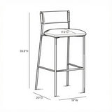 Malina Counter + Bar Stool Bar + Counter Stools