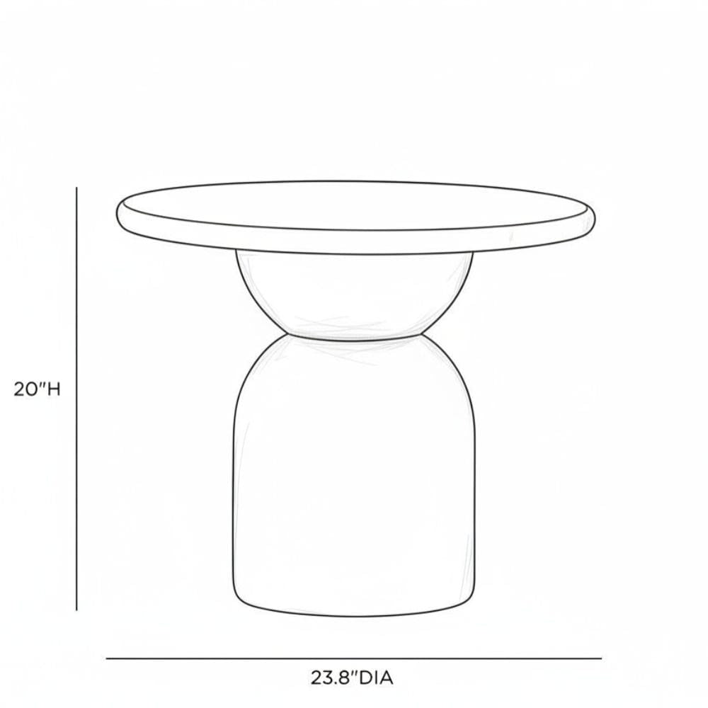 Faith Indoor/Outdoor Side Table Outdoor Side Tables