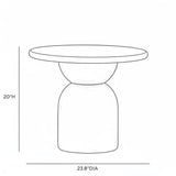 Faith Indoor/Outdoor Side Table Outdoor Side Tables