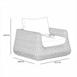 Dana Outdoor Accent Chair Outdoor Occasional + Accent Chairs