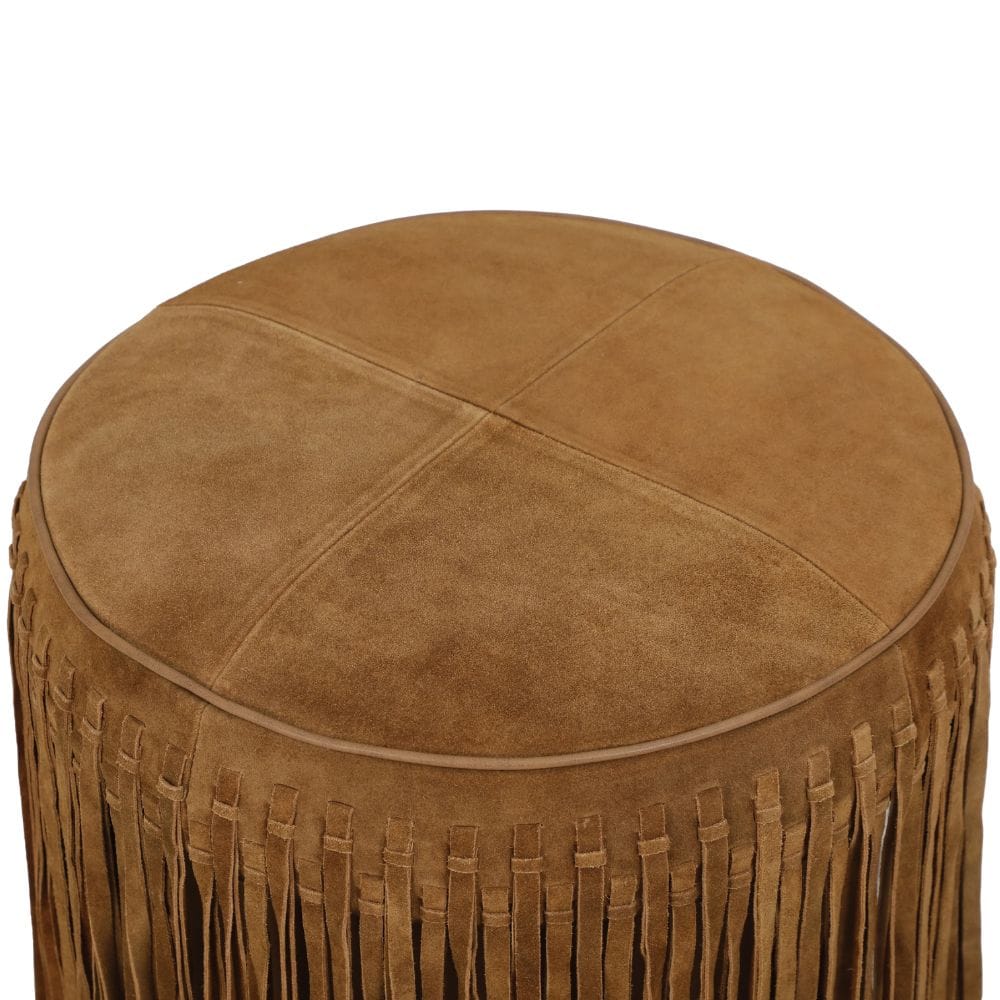Daphne Round Ottoman Ottomans + Stools