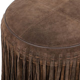 Daphne Round Ottoman Ottomans + Stools