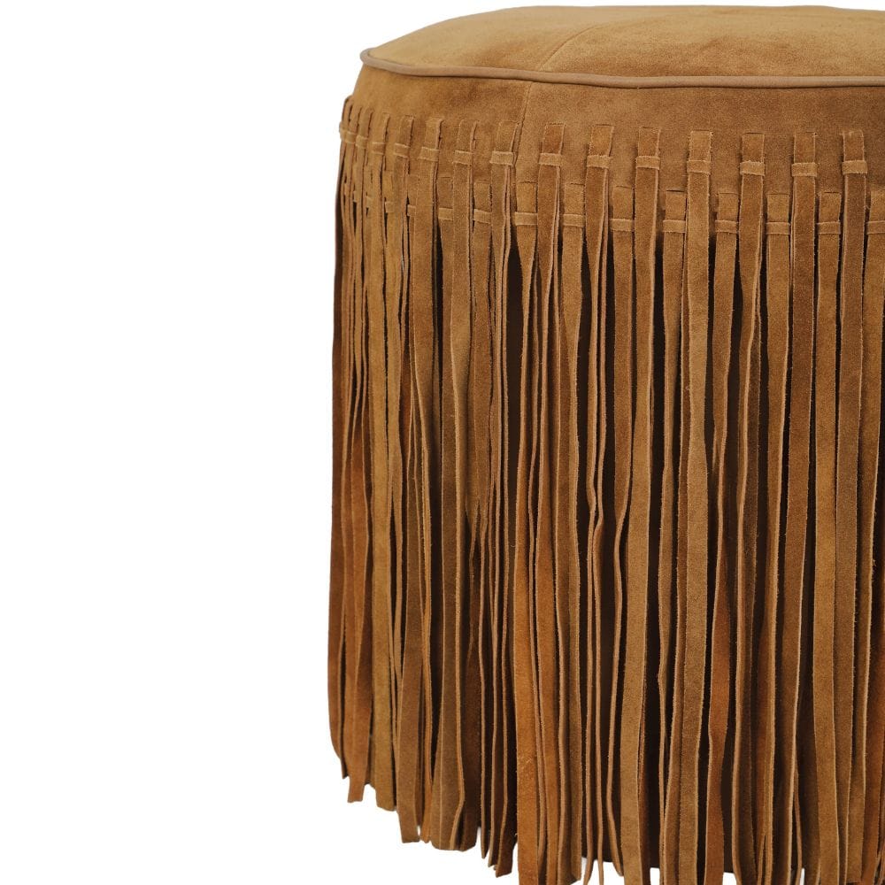 Daphne Round Ottoman Ottomans + Stools