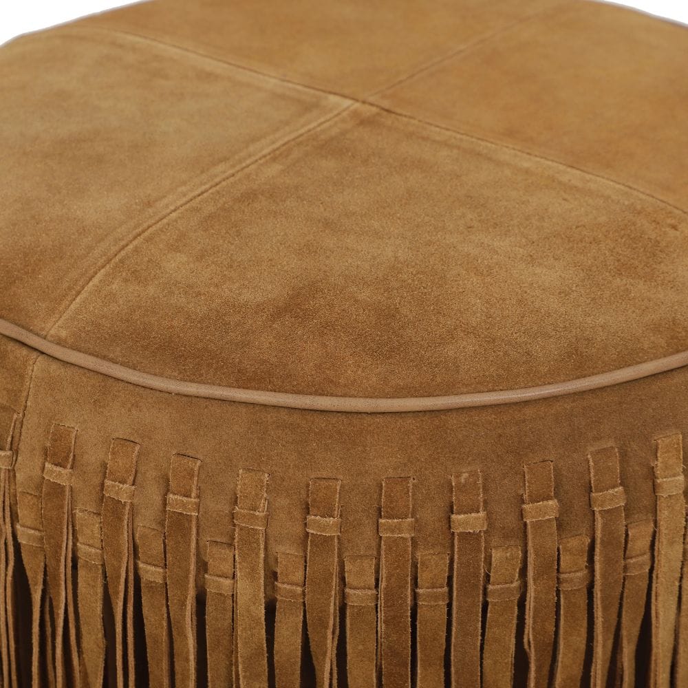 Daphne Round Ottoman Ottomans + Stools