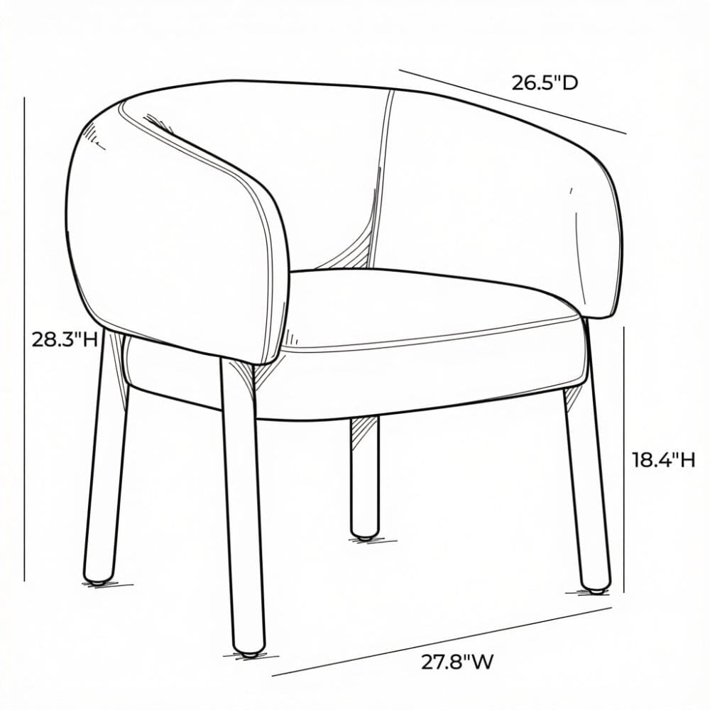 Roxy Accent Chair Occasional + Accent Chairs
