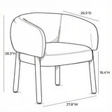 Roxy Accent Chair Occasional + Accent Chairs