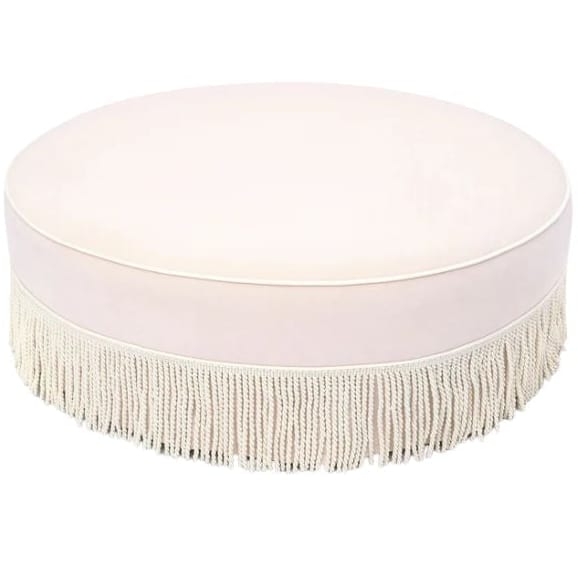 Georgia Tassel Ottoman Ottomans + Stools