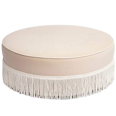 Georgia Tassel Ottoman Ottomans + Stools