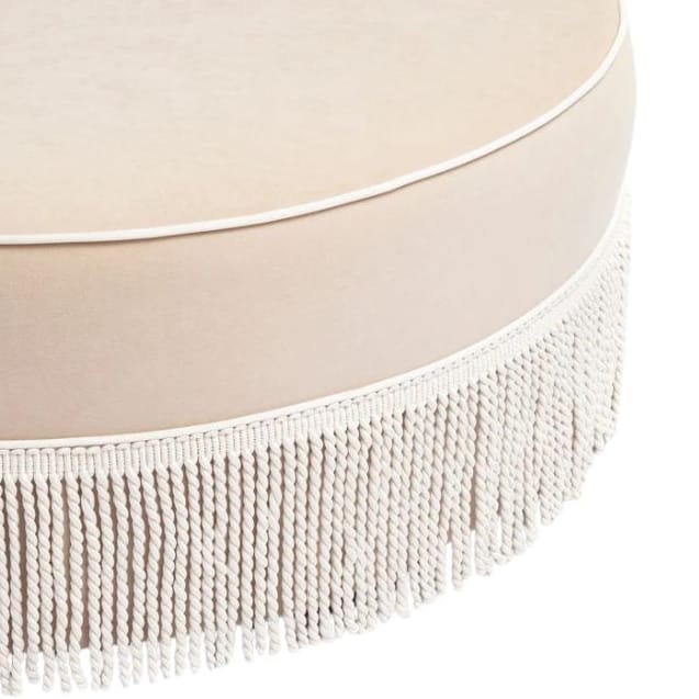 Georgia Tassel Ottoman Ottomans + Stools