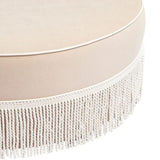 Georgia Tassel Ottoman Ottomans + Stools