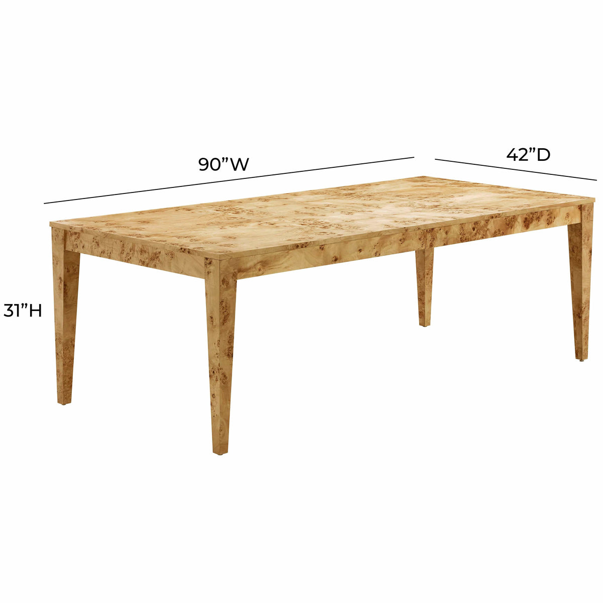 Jackie Dining Table Dining Tables TOV-D54287 793580632357