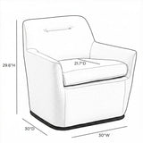 Johnny Swivel Accent Chair Occasional + Accent Chairs