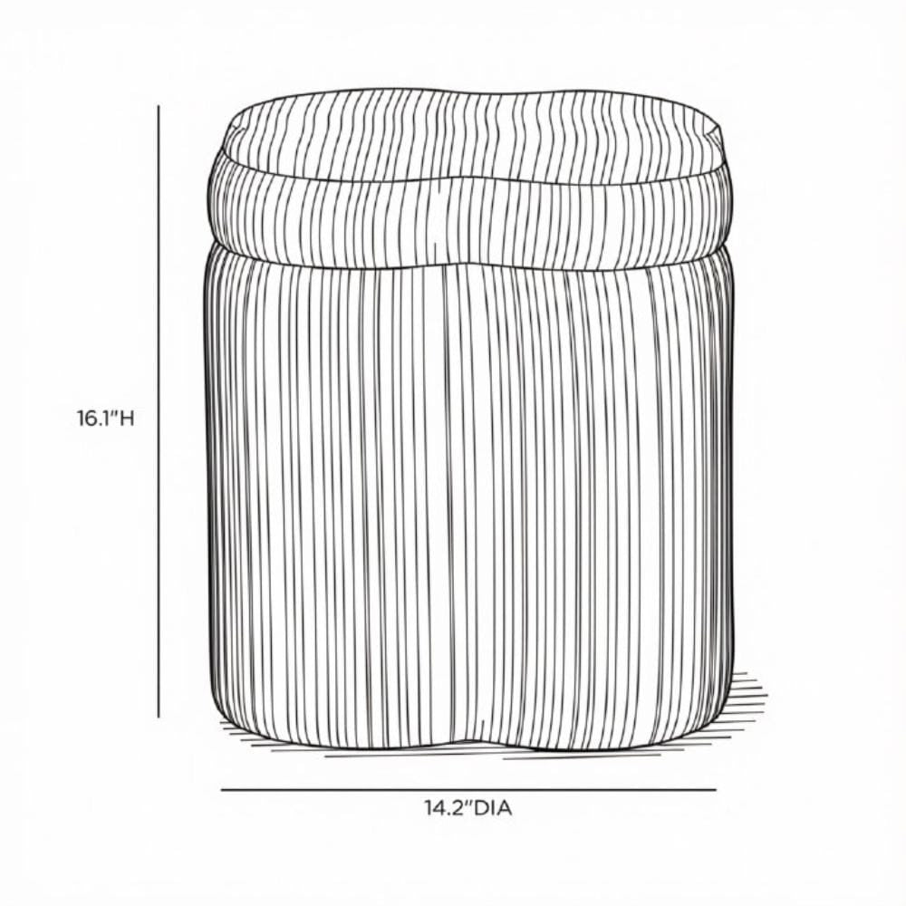 Lilou Storage Accent Stool Ottomans + Stools TOV-OC69432 793580654816