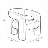 Capone Accent Chair Occasional + Accent Chairs