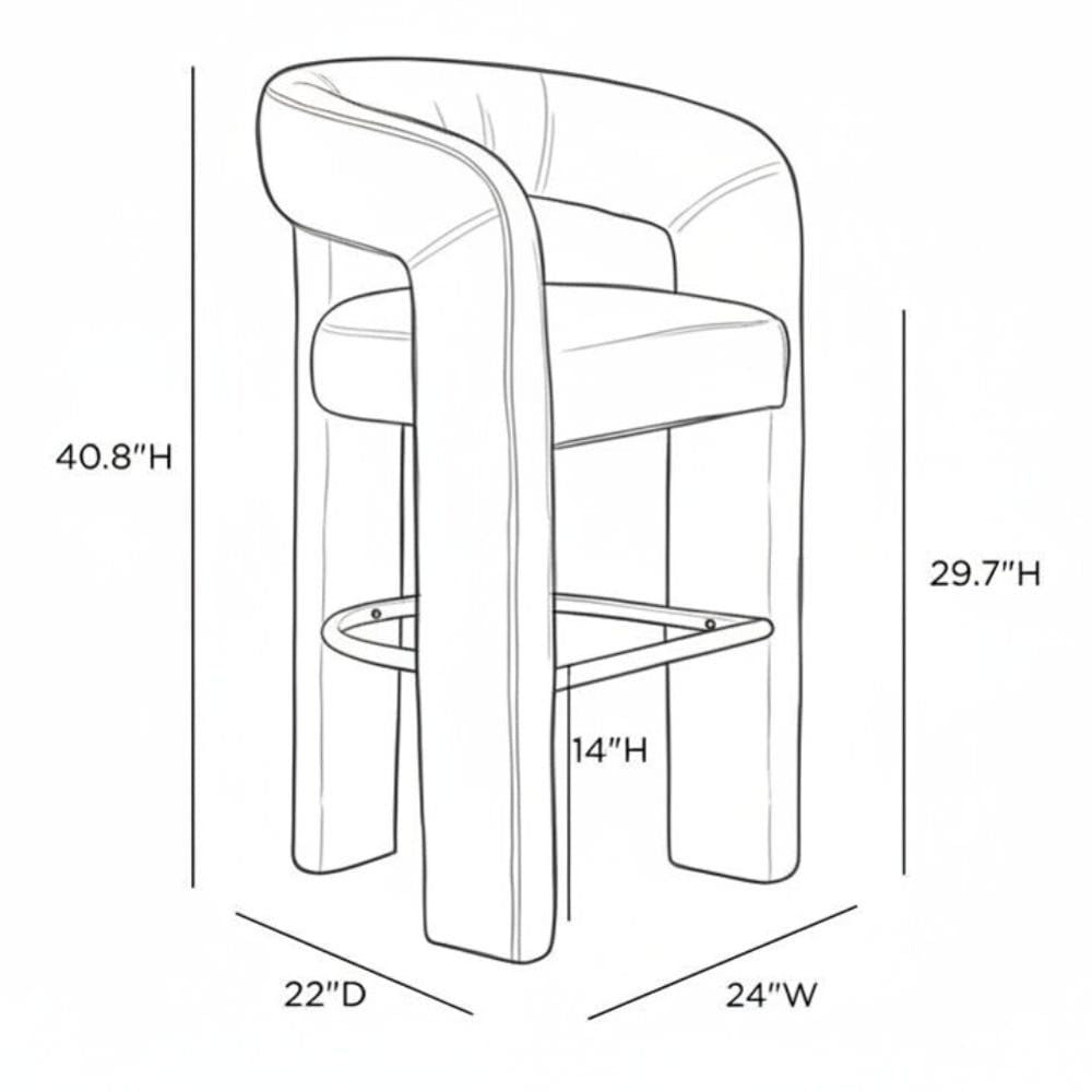 Capone Bar + Counter Stool Bar + Counter Stools