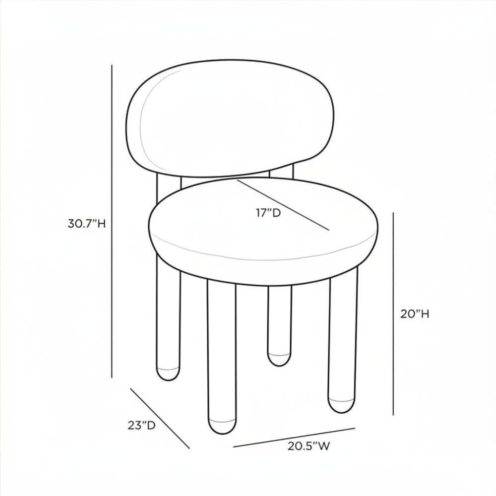 Hattie Side Chair Dining Chairs + Benches