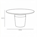 Delaney Indoor/Outdoor Dining Table Outdoor Dining Tables