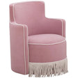 Delia Tasseled Swivel Chair Occasional + Accent Chairs